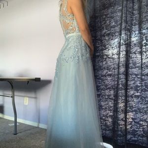 Size 4-6 Light Blue babyonline DRESS Prom Dress